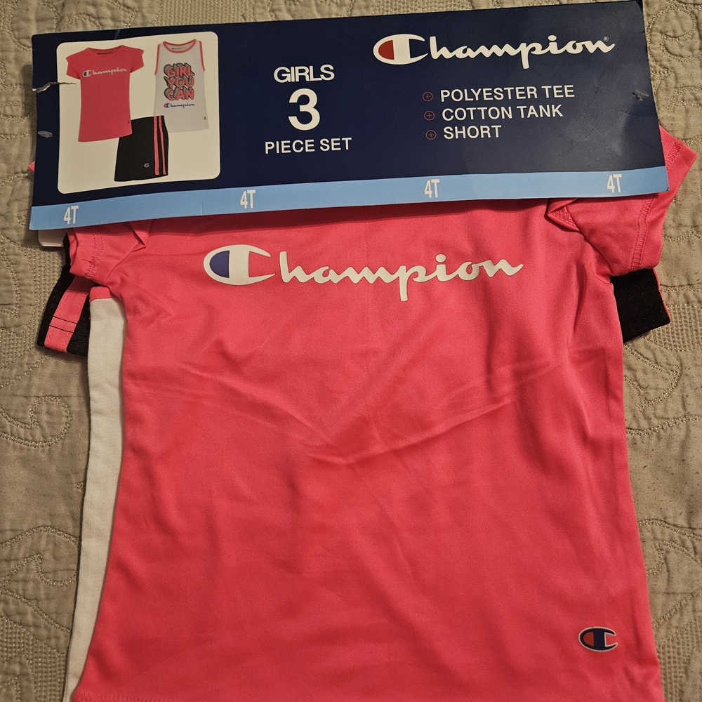 Champion Girls Pink 3-Piece Set